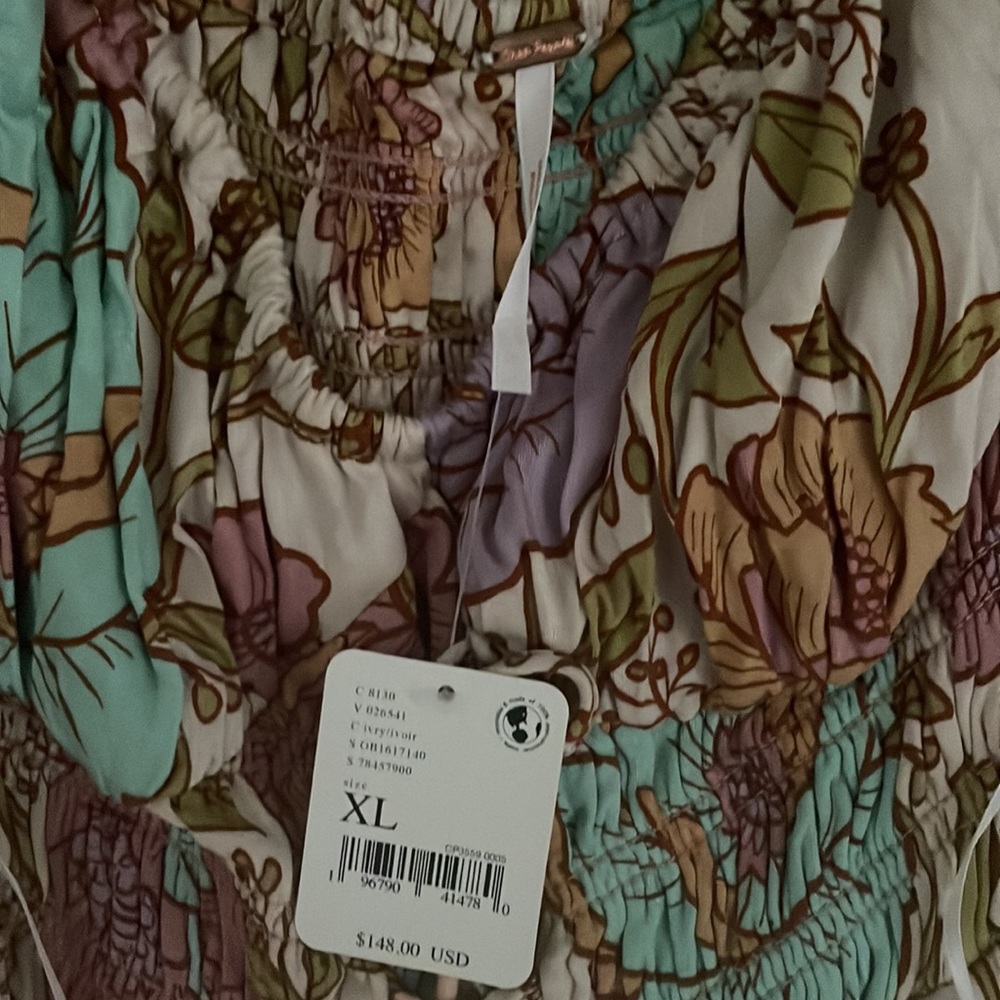 💐✨Free People Floral Jumpsuit in Pink and Yellow - Picture 8 of 10